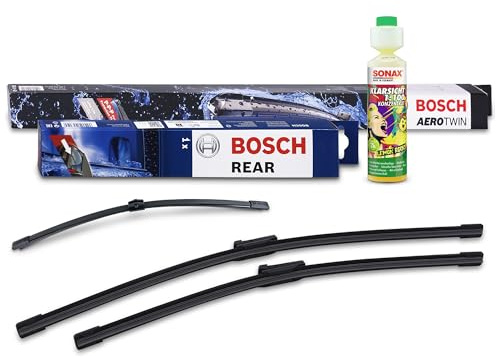 BOSCH Wischer vorne +hinten +Scheibenreiniger 31185401 | Kompatibel mit: AUDI A4 Allroad B9, A4 B9 Avant, Q3, Q5, Q5 Van