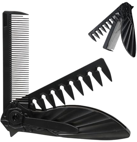Pettine Pieghievole Spazzola Per Toeletta Dei Capelli | Pettine Da Tasca Pieghievole Per Uso Quotidiano, Per Viaggio, Per Business, Per Attività All'aperto, Per Palestra, Per