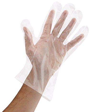 Royal Guanti Usa e Getta in Polietilene, Large, Pacco da 10,000