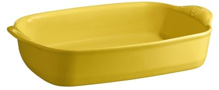 Emile Henry Auflaufform, rechteckig, mittelgroß, Provence-Gelb