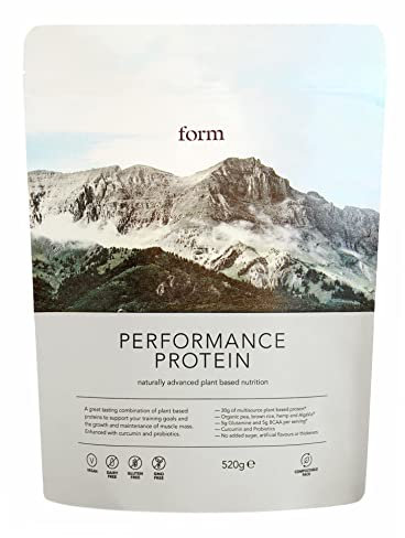 Form Performance Protein - Vegan Protein Powder - 30g Plant Based Protein per Serving, with BCAAs and Digestive Enzymes. Perfect Post Workout. Tastes Great with Just Water! - Vanilla