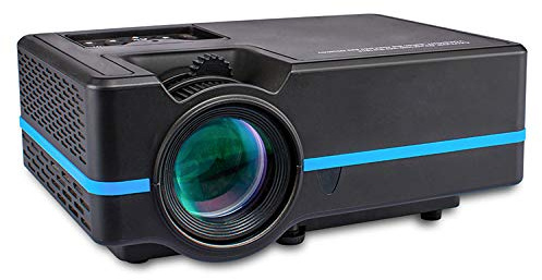 CGOLDENWALL Mini proiettore LED Smart portatile 2000 lumen proiettore filmato con Android 6.0 WiFi Keystone Correzione per Full HD 1920 x 1080P Video Home Cinema (nero)