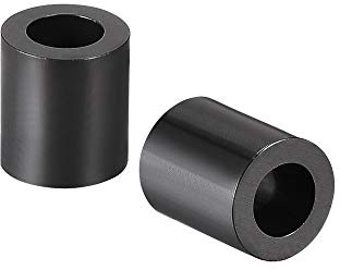 sourcing map Nylon Redondo Espaciador Arandela 4,2mm ID 7mm OD 8mm Altura para Tornillos M4 Negro 100uds