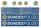 beihaasnatuerlich® Bundespolizei Aufkleber - 11-teiliges Polizei Sticker Set - kratzfest - wetterbeständig - Zubehör für Bobbycar, Fahrrad, Laufrad, Modellbau, Bike, Boot, Auto - Plakette RC