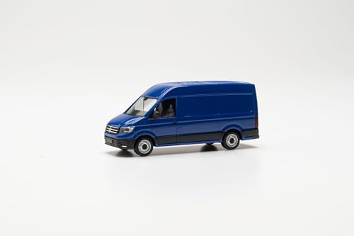 Herpa ModellautoVW Crafter Kasten Hochdach, Miniatur im Maßstab 1:87, Sammlerstück, Made in Germany, Modell aus Kunststoff
