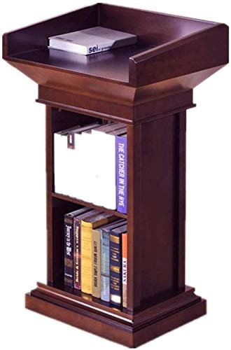 MObyat Holz-Podium,Rednerpult aus massivem Holz, Begrüßungsempfang, Lehrerhochzeit, Präsidentschaft, vereidigte Plattform, ideal für Predigten und Präsentationen