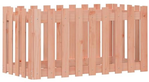 vidaXL Fioriera Rialzata Giardino Recinzione 100x50x50cm Legno Douglas