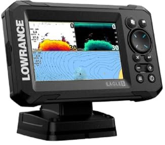 Eagle 5 SplitShot™ HD 5 Zoll IPS-Bildschirm, SplitShot™ HD-Wandler, C-MAP® Inland Charts für die USA, mit Abdeckung von über 17.000+ amerikanischen Seen