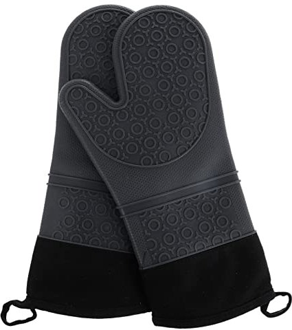 COLLBATH Set Di Guanti Da Cucina Guanti Da Griglia Resistenti Al Calore Guanti Da Forno Senza Silicone Guanti Da Barbecue Presina 170 G