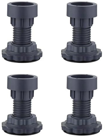 GSCLZ 4 Stück Anti-Vibrations-Pads schützen den Boden, Wahser-Pads, nivellieren Waschmaschinen-Fußpolster, Waschmaschinen-Fußpolster, Heimwäsche