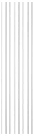 XZZHSM Post divisorio per la Privacy, divisorio per pareti dal Pavimento al soffitto in Metallo, divisorio per stanze, griglia Decorativa per colonne, Post divisorio per stanze (Bianco)