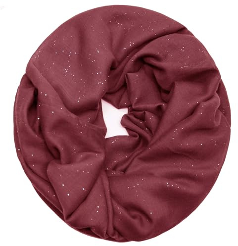 Gloop Damen Loop Schal Schlauchschal, leichter Langschal Schlauchschal