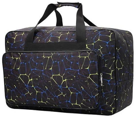 ZIHDKE Nähmaschinentasche Große Kapazität Nähmaschine Lagerung Handtasche Frauen Sport Fitness Tragetasche Nähmaschine Tragen(Black,Small)
