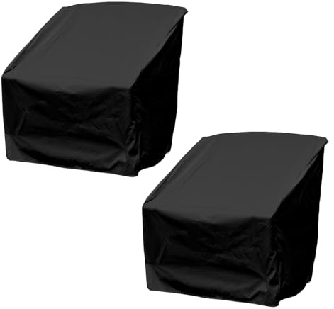 Lesunbak Housses de chaise d'extérieur imperméables | Housse de chaise longue pivotante et imperméable, 78,7 x 83,4 x 91,4 cm, protection de meubles pour terrasse, jardin, balcon, piscine, plage
