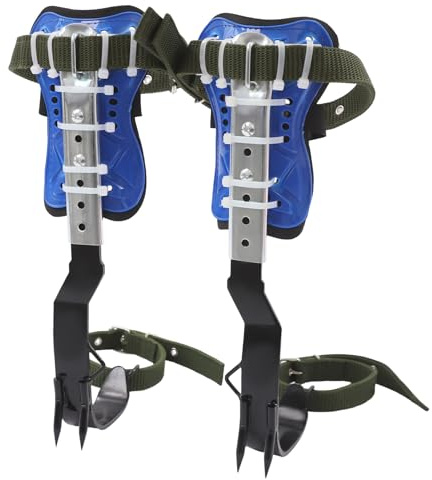 Set di attrezzature per arrampicata sugli alberi, attrezzatura professionale per arrampicata sugli alberi con corda di fissaggio e ramponi forestali, attrezzi per arrampicata per lavori forestali