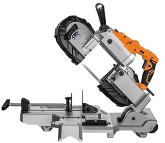Tischkreissäge, 1100 W Hochwertige Metallsäge Multifunktions-Metallbandsäge Kleine Desktop-Maschine