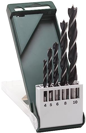 Bosch Accessories 2609255214 Assortiment de mèches à bois Hélicoïdales 4/5/6/8/10,0