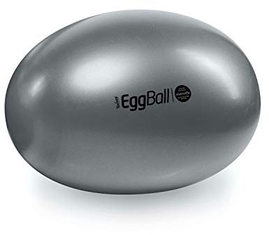 PEZZI Eggball Maxafe Gymnastikball | Eiförmiger Gymnastikball für stabileres Sitzen, Rücken- und Beckenbodentraining, latexfrei