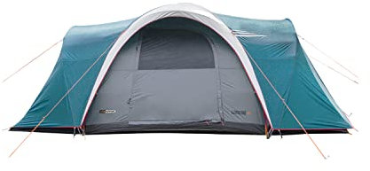 NTK Laredo GT Sport Campingzelt für 8-9 Personen, 460 x 300 x 190 cm, 100% Wasserdicht - Grünblau