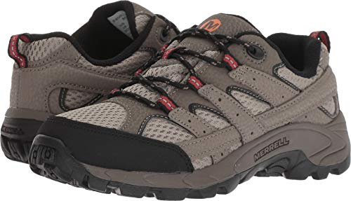 Merrell Boy's MOAB 2 LOW LACE Shoe, bark brown, 5 M US Big Kid
