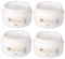 UV Classic Frenchgel white 4 x 30 ml UV Nagel Gel für Gelnägel French Gel weiß UV Gel