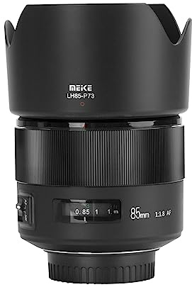 Meike 85 mm F1.8 Autofokus Vollformat Große Blende Porträt Objektiv Kompatibel mit Nikon F Mount DSLR Kameras D850 D750 D780 D610 D3200 D3300 D3400 D3500 D5500 D5600 D5300 D5300 100 D 7200 usw.