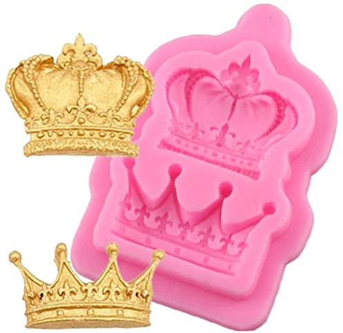 Bontannd Kronen Aus Königin 3D Silikonform Fondant Kuchen Cupcake Dekorieren Tools Clay Resin Candy Super Sculpey