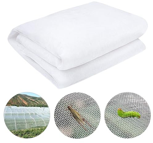 Huanmin Rete Anti Insetti, Rete Orto 3X5 m Reti Protettive, Giardino Rete Uccelli Protezione, Rete per Insetti Orto per Frutti Verdura Piante e Stagni, Reti Protettive da Giardino