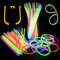 WeddHuis 70 Piezas Barras Luminosas, Neon Kits Crear Collares, Boda Cumpleaños Decoracion Regalo Adultos, 70 Conectores barra de luz Party Set, 7 Colores,Kit oftalmológico de cortesía carnaval