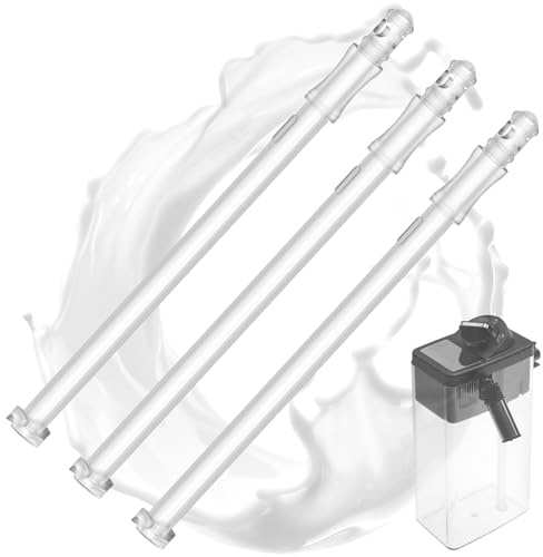 3PCS Milchansaugrohr für DeLonghi ECAM ETAM ESAM, Ancable Hochwertige 15,7cm Milchschläuche Ersatz für DeLonghi Kaffeevollautomaten mit LatteCrema System 5313232961