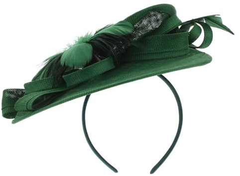 ELAYARD 1ensemble Chapeau Fascinateur Élégant Plumes Pour Femmes Accessoire De Cheveux Pour Mariage Soirée Thé Et Événements Sociaux