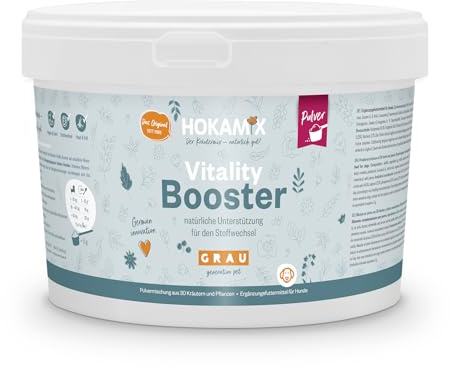 GRAU – originalet - Hokamix Vitality Booster, 1-pack (1 × 2,5 kg), kompletteringsfoder för hundar