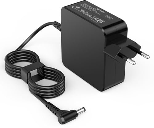 65W Cargador Portatil para Lenovo IdeaPad 330 320 330S 320S S145 110 120 120S 130 310 510S 510 530S 710S S340 E340 B50-10 B50-50 Yoga 510 310 710 Flex 5 4 Serie Adaptador alimentación (4.0 * 1.7mm)