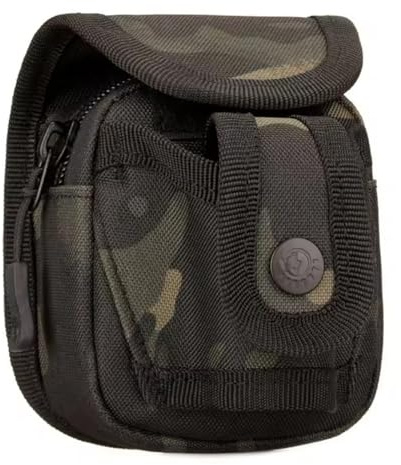 Marsupio tattico per fionda - Marsupio in nylon resistente e borsa zaino con porta munizioni per sfere d'acciaio, accessori da caccia (BCP)