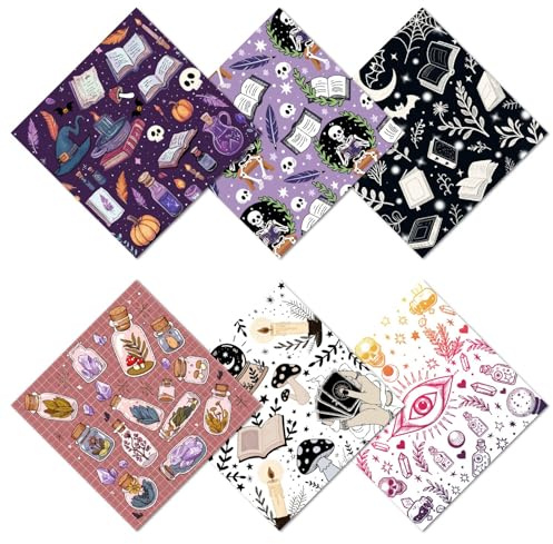 CREATCABIN 6 Pcs Tarot Glasses Cleaning Cloth Microfiber Cloth Soft Multicolor Sunglasses Cleaner Cloths Reusable Thicken Wipes Cloths for Women Men Eyeglasses Camera Cell Phone Lens Screens 6x6in