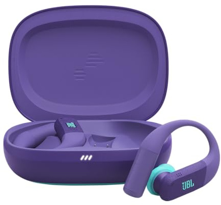 JBL Endurance Peak 4, Écouteurs de Sport à Oreilles Ouvertes, Violet