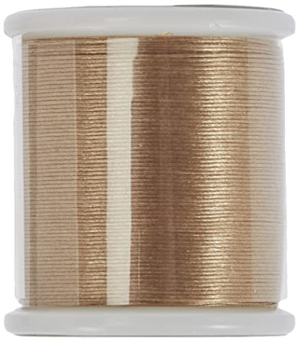 Rayher Hobby Rayher 89300616 Aufreihgarn für Rocailles, gold, Spule 50 m, Stärke 0,27 mm ø, ideal für Delica-Rocailles 1,6 mm, Perlenaufreihgarn 100 % Nylon, extrem dünn und reißfest