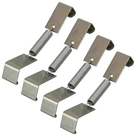 4x Support de plaque d'immatriculation argent