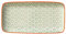 BLOOMINGVILLE Plato para Servir Emma - Fuente para Servir Rectangular de Colores L 31 x H 3 x W 15,5 cm, Verde, Cerámica