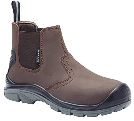 Blackrock Pendle Composite Safety Dealer Boots, Composite Safety Shoes, Wide Fit, Non-Metal Toe Cap, Mens Womens Work Boots, Slip-On Work Shoes - Size 10.5