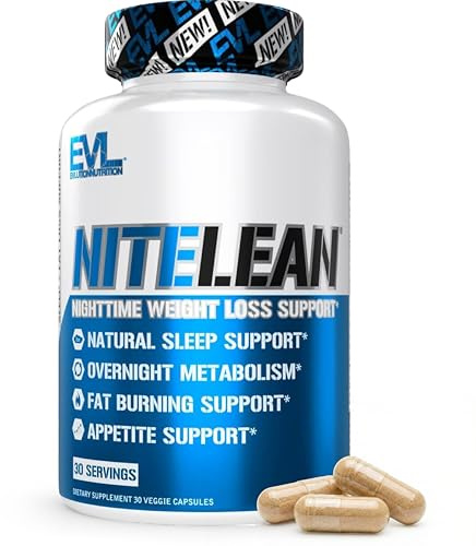 Night Time Fat Burner for Weight Loss Support - Belly Fat Burner for Men & Women with Green Tea and White Kidney Bean Extract - Nighttime Metabolism Booster & Sleep Optimizer to Help Stubborn Fat Loss