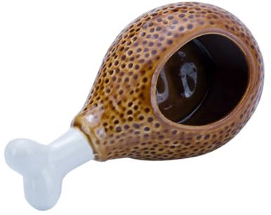 UPKOCH Creative Drumstick Ceramic Cup Unique Cocktail Wine Tumbler Elegant Design for Bars Parties Safe Drinkware Smooth for
