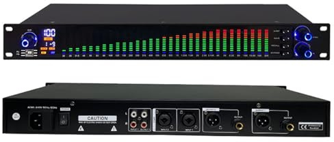 DJ-Sound-Controller, grafischer Equalizer, 31-Band-Balanced-Effekt-Controller, DJ-Digitalmixer-Prozessor, DSP-Feedback-Eliminator-Bühne für Profis und Anfänger (Farbe: EQ-777S)