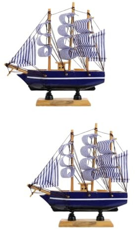 WOONEKY 2stücke Graduations-torten-topper Kreatives Segelboot-design Für Abschlussfeiern Tortendekoration Für Unvergessliche Momente Leicht Und Tragbar Für Themen