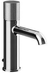 Gessi Habito 70401 - Miscelatore monopulsante per lavabo, con beccuccio, 131 mm, CESELLO, 70401
