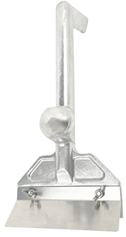 BESPORTBLE Grattoir à Barbecue pour Plaque De Cuisson Grattoir Acier Inoxydable Antiadhésif Spatule De Cuisine Professionnelle pour Nettoyage