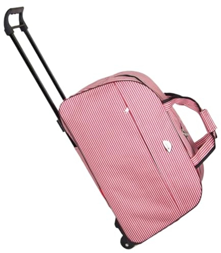 CNAFGBGG Sac à Duffle Roulant avec Roues de capacité Sac à roulettes Roues moelleuses avec des et Manche de Transport sur Les Sacs Voyage Mode Weekender pour Les Femmes et Les Hommes