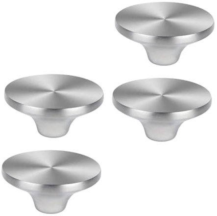 DECORNIJIA Boutons De Couvercle De Casserole Inox 4 Pièces Poignée Anti-brûlure Petite Taille Acier Inoxydable La Cuisine Maison Restaurant