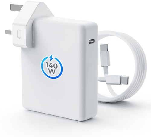 Apple Magsafe MacBook 140W USB‑C Fast Charger for MacBook Pro/MacBook Air, iPad Pro/Air/Mini, with 2m USB‑C Cable