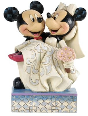 ENESCO Disney Traditions, Figura de Mickey y Minnie casándose, Enesco